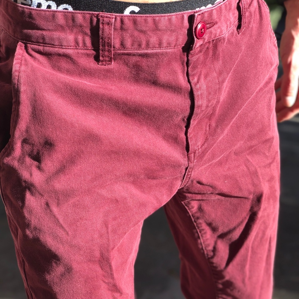 Obey Propaganda • Burgundy Chinos